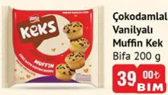 BİFA ÇOKODAMLALI VANİLYALI MUFFİN KEK 200 G